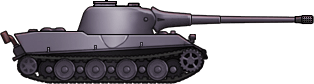 Sideview of Panzer VII Löwe
